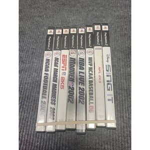 Playstation 2 Bundle 8 Games Not‎ Tested